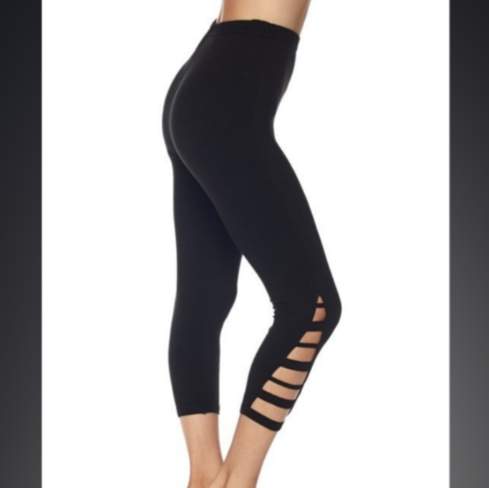 Sport Capris Calf Show Leggings - Picture 1 of 3